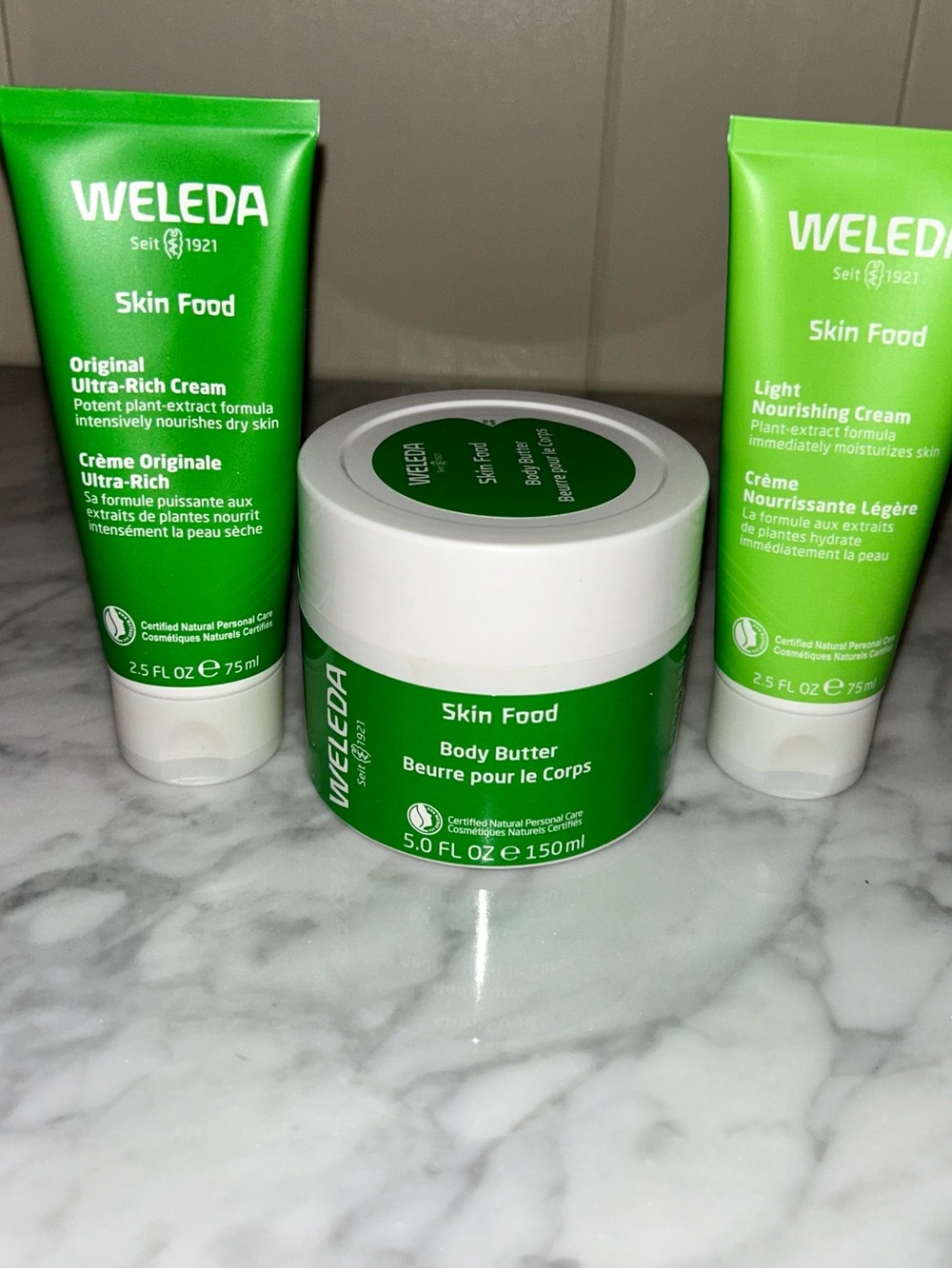Weleda skin care set